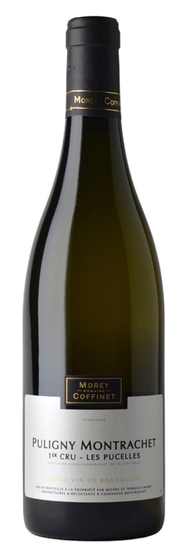 Morey-Coffinet Puligny-Montrachet Les Pucelles Premier Cru 2023 Front Bottle Shot