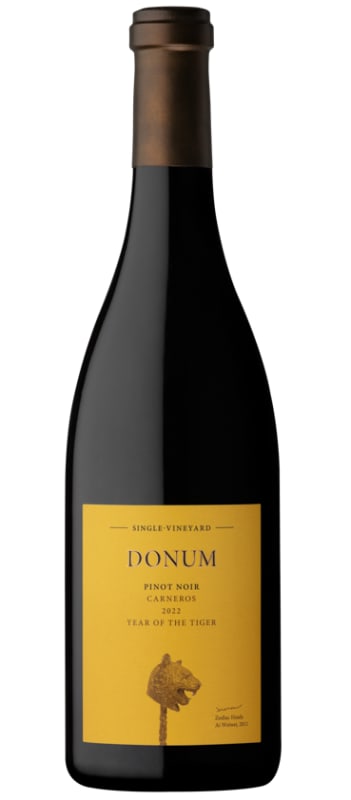 Donum Carneros Single Vineyard Estate Pinot Noir 2022 Front Bottle Shot