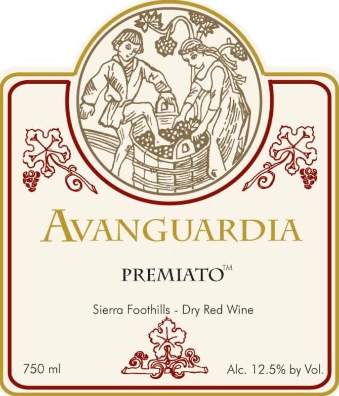 Avanguardia Wines Premiato Red 2008 Front Label
