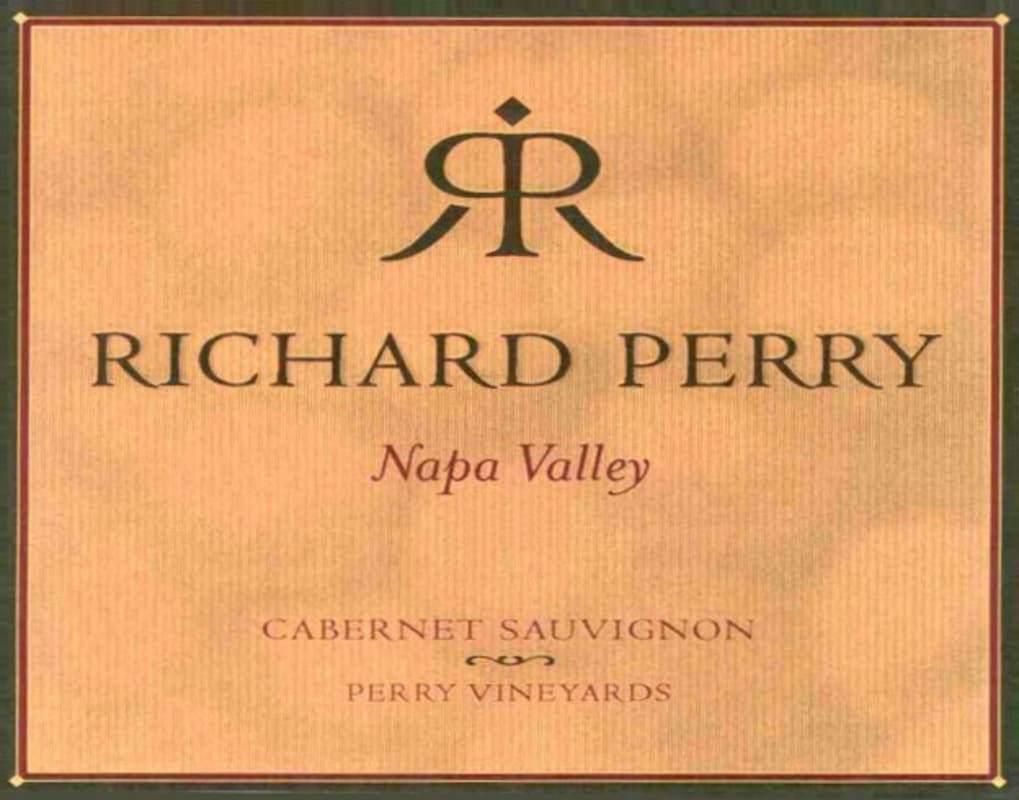 Richard Perry Wines Cabernet Sauvignon 2002 Front Label