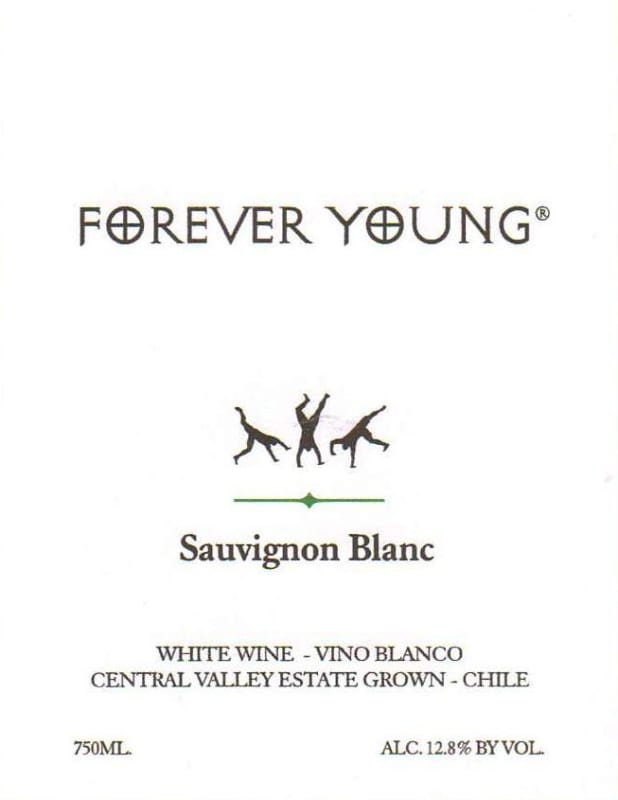 Forever Young Sauvignon Blanc 2015 Front Label