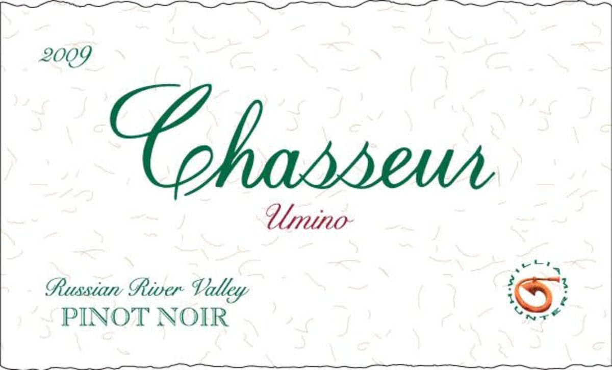 Chasseur Umino Pinot Noir 2009 Front Label