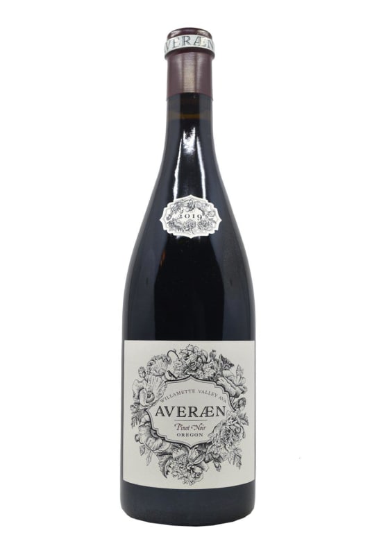 Averaen Willamette Valley Pinot Noir 2019 Front Bottle Shot