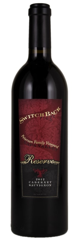 Switchback Ridge Cabernet Sauvignon Reserve 2012 Front Bottle Shot
