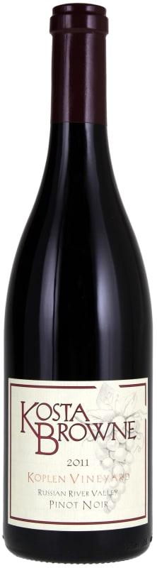 Kosta Browne Koplen Vineyard Pinot Noir 2011 Front Bottle Shot