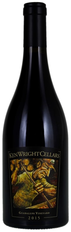 Ken Wright Cellars Guadalupe Vineyard Pinot Noir 2015 Front Bottle Shot