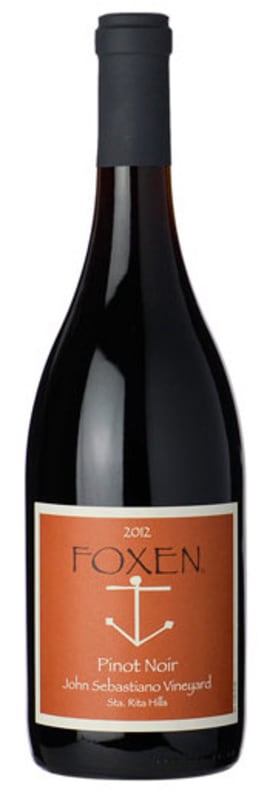Foxen John Sebastiano Vineyard Pinot Noir 2012 Front Bottle Shot