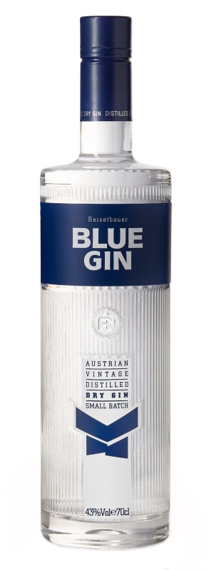 Hans Reisetbauer Blue Gin Front Bottle Shot