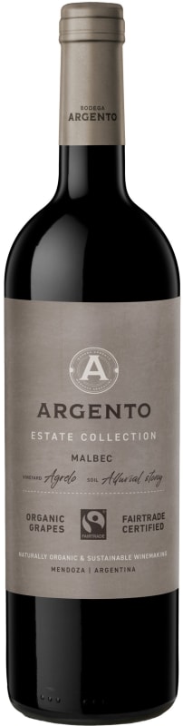 Argento Estate Collection Fair Trade Malbec 2020 Front Bottle Shot