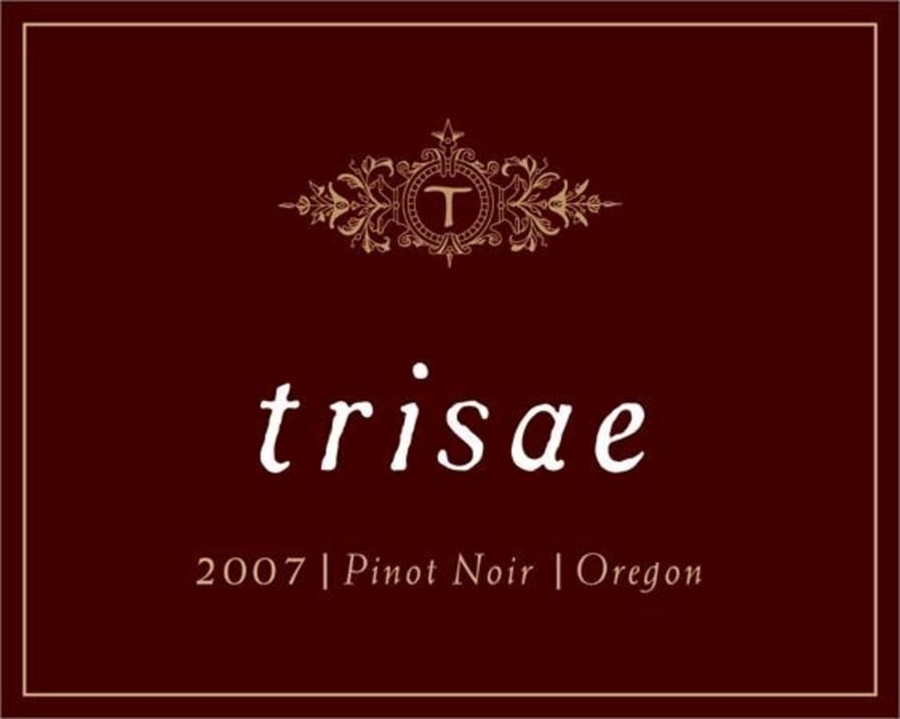 Trisaetum Trisae Pinot Noir 2007 Front Label