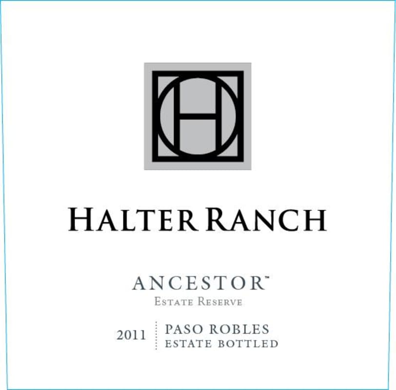 Halter Ranch Ancestor Estate Reserve 2011 Front Label