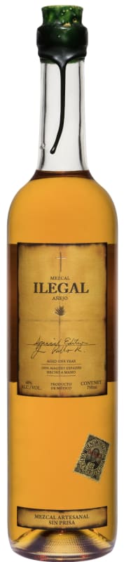 Ilegal Anejo Mezcal Front Bottle Shot