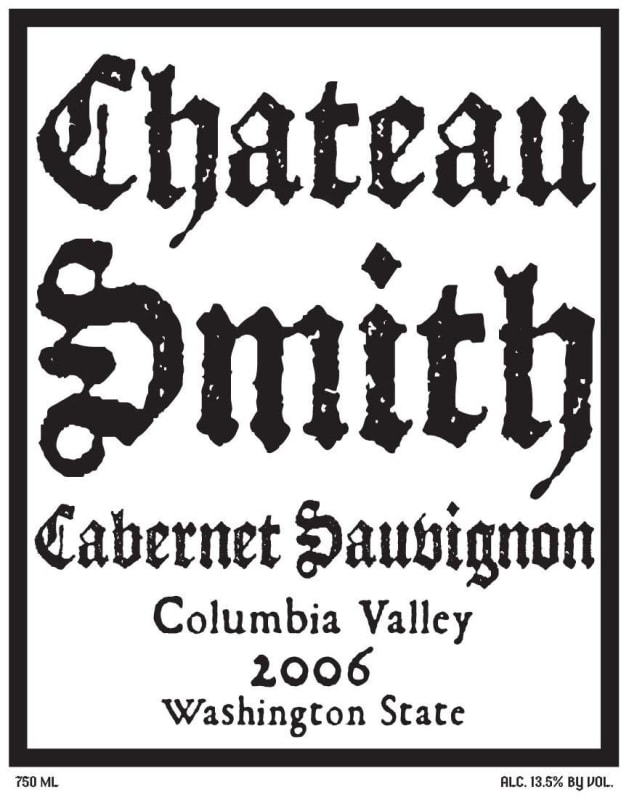 Charles & Charles Chateau Smith Cabernet Sauvignon 2006 Front Label