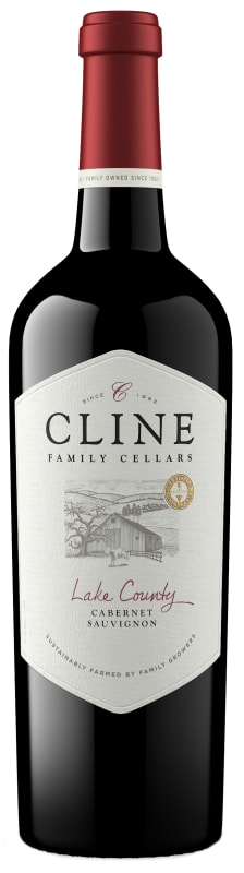 Cline Cabernet Sauvignon 2023 Front Bottle Shot