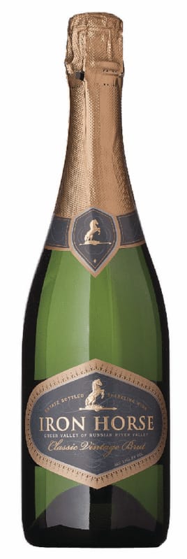 Iron Horse Classic Vintage Brut 2020 Front Bottle Shot