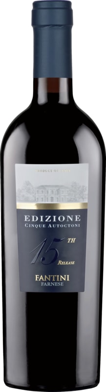 Fantini Edizione Cinque Autoctoni 15th Release Front Bottle Shot