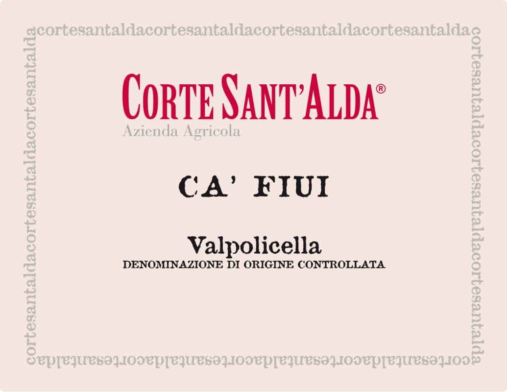 Corte Sant'Alda Valpolicella Ca'Fiui 2020 Front Label