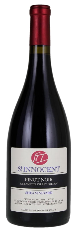 St. Innocent Shea Vineyard Pinot Noir 2018 Front Bottle Shot