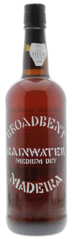 Broadbent Rainwater Medium Dry Madeira Front Bottle Shot