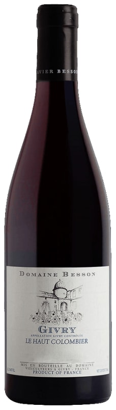 Domaine Besson Givry Le Haut Colombier 2022 Front Bottle Shot