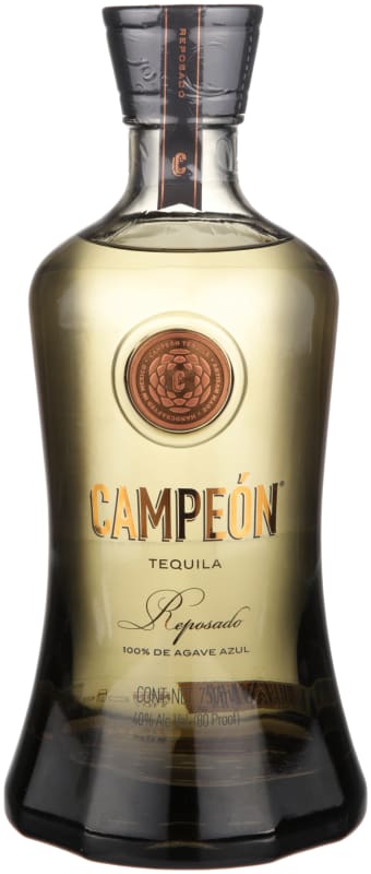 Campeon Reposado Tequila Front Bottle Shot