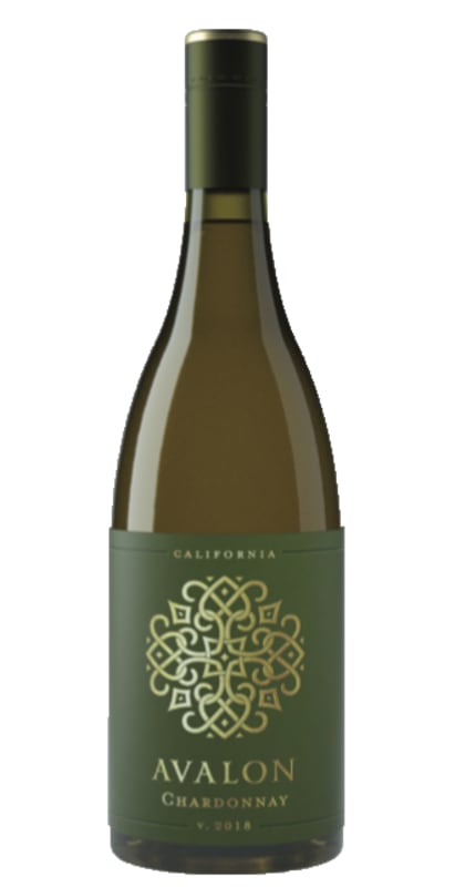 Avalon Chardonnay 2018 Front Bottle Shot