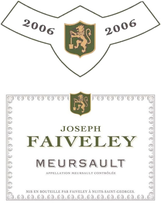 Faiveley Meursault 2006 Front Label