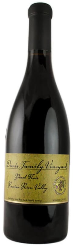 Davis Family Vineyards Russian River Pinot Noir 2018 Front Bottle Shot