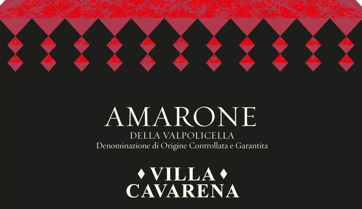 Villa Cavarena Amarone della Valpolicella 2015 Front Label