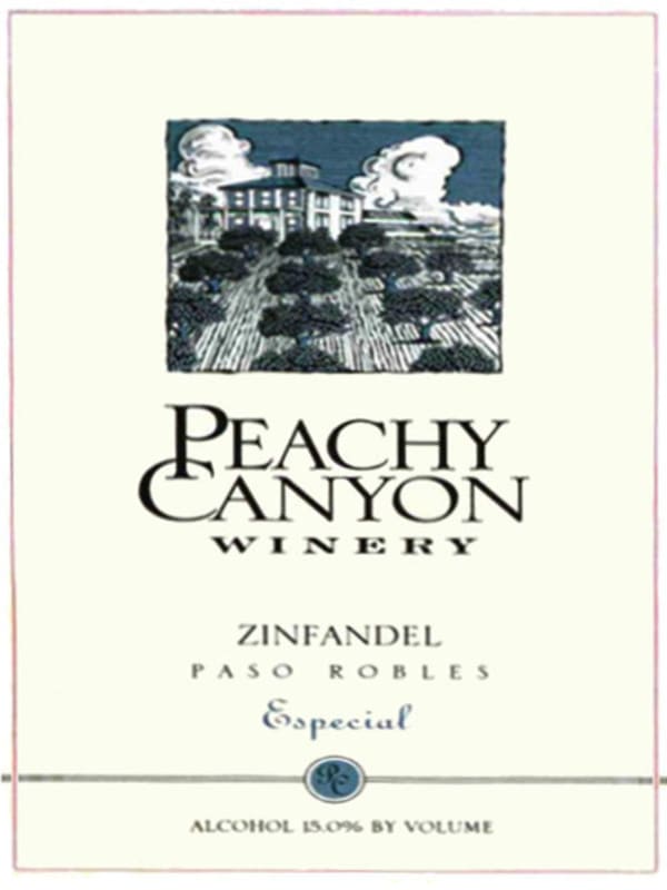 Peachy Canyon Especial Zinfandel 2004 Front Label