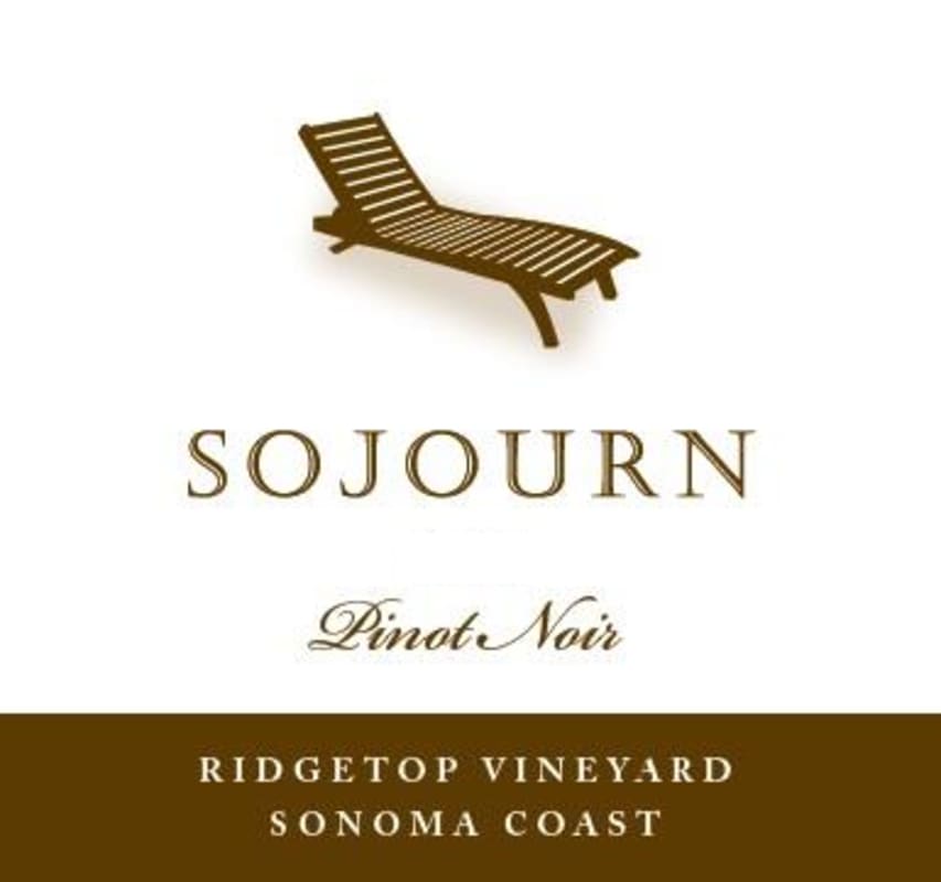 Sojourn Ridgetop Vineyard Pinot Noir 2014 Front Label