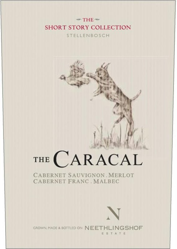 Neethlingshof Estate Short Story Collection The Caracal 2016 Front Label