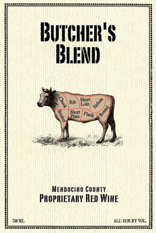 Peterson Butcher's Blend 2014 Front Label