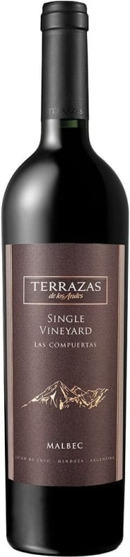 Terrazas de los Andes Las Compuertas Single Vineyard Malbec 2013 Front Bottle Shot