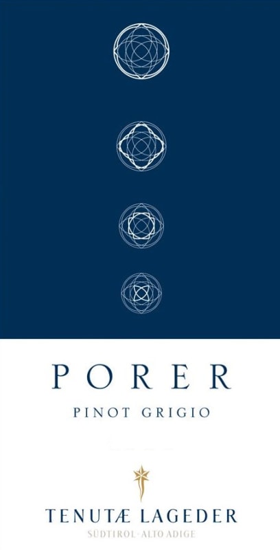 Alois Lageder Porer Pinot Grigio 2015 Front Label