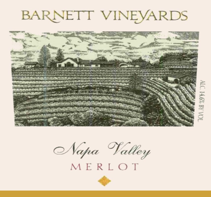 Barnett Vineyards Merlot 2006 Front Label