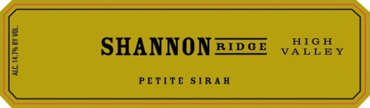 Shannon Ridge Petite Sirah 2008 Front Label