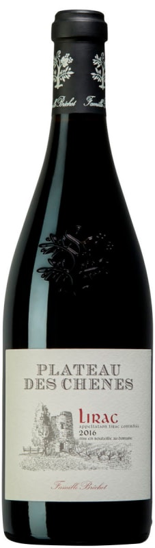 Plateau des Chenes Lirac Rouge 2016 Front Bottle Shot