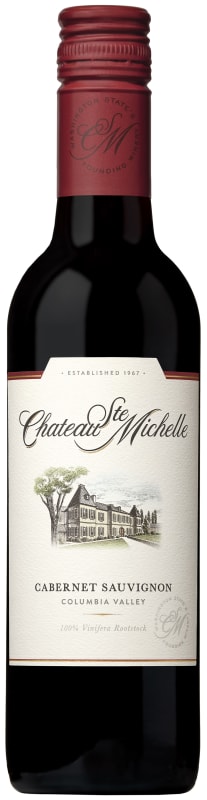 Chateau Ste. Michelle Cabernet Sauvignon (375ML half-bottle) 2017 Front Bottle Shot