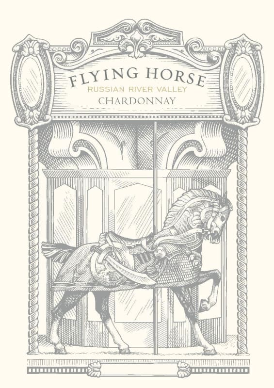 Flying Horse Chardonnay 2012 Front Label