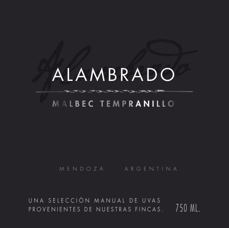 Santa Julia Alambrado Malbec Tempranillo 2013 Front Label