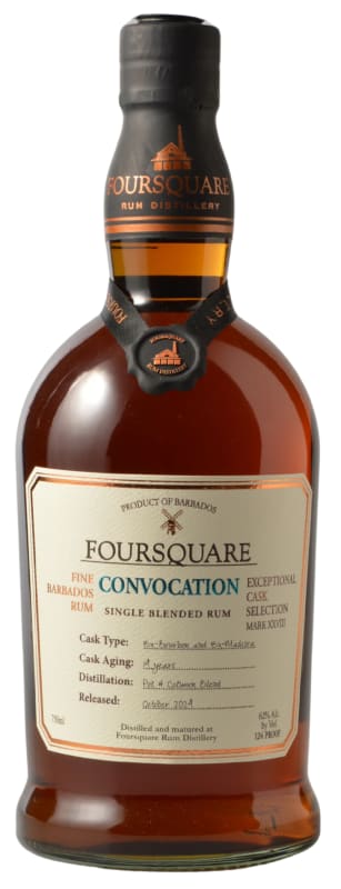Foursquare 14 Year Mark XXVIII Convocation Single Blended Rum Front Bottle Shot