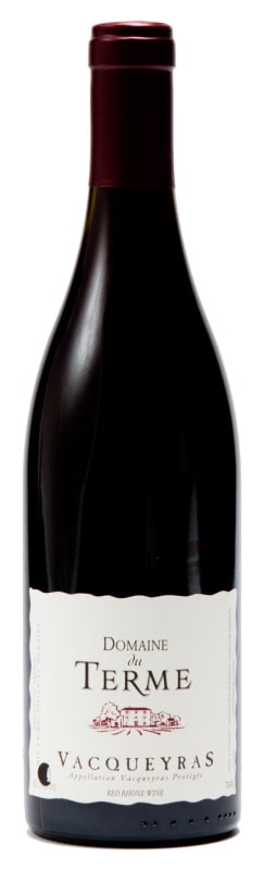 Domaine du Terme Vacqueyras 2017 Front Bottle Shot