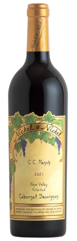 Nickel & Nickel C.C. Ranch Cabernet Sauvignon 2023 Front Bottle Shot