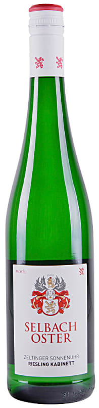 Selbach Oster Zeltinger Sonnenuhr Riesling Kabinett 2017 Front Bottle Shot
