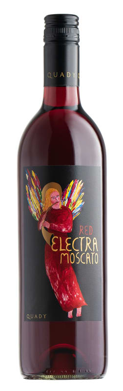 Quady Red Electra Moscato 2021 Front Bottle Shot