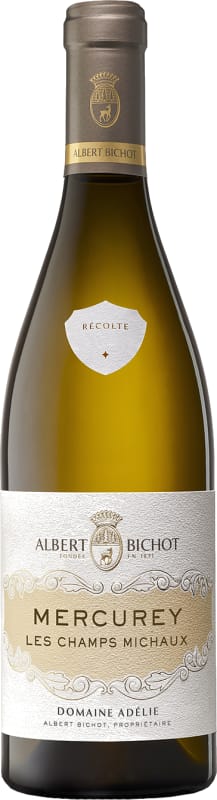 Albert Bichot Mercurey Blanc Champs Michaux Domaine Adelie 2023 Front Bottle Shot