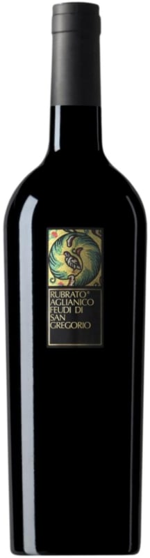 Feudi di San Gregorio Rubrato Aglianico 2015 Front Bottle Shot