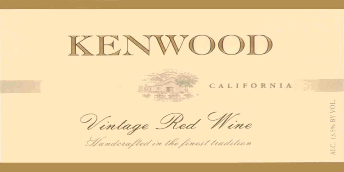 Kenwood Vintage Red 2005 Front Label