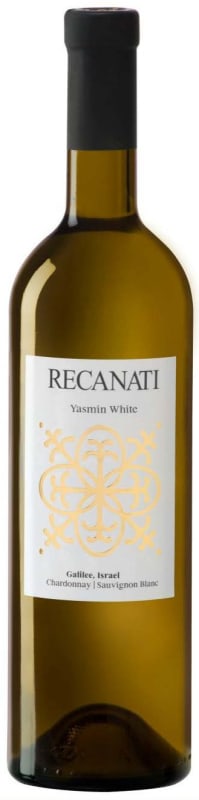 Recanati Yasmin White Blend (OU Kosher) 2016 Front Bottle Shot
